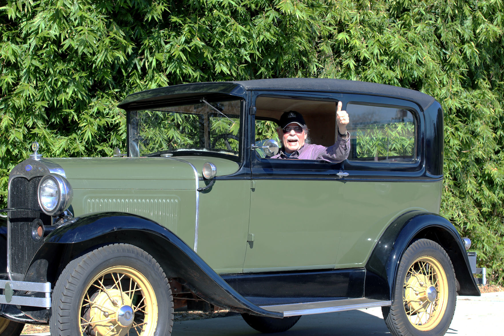 A 90-year-old classic...the car, not the driver